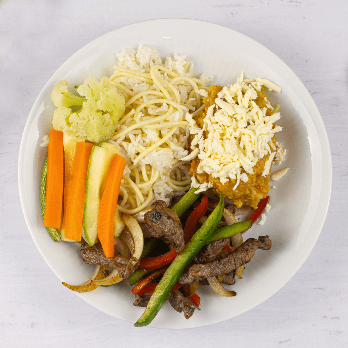 Ropa vieja con boronía