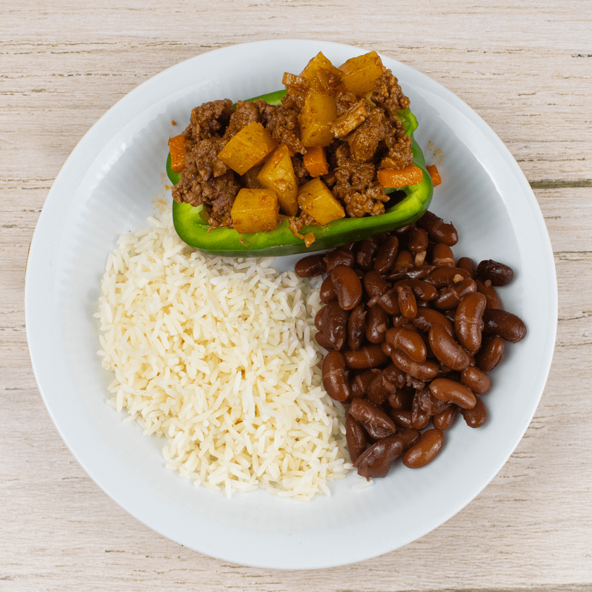 Chile poblano relleno